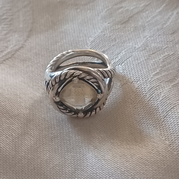 David Yurman Citrine Infinity Ring, Sterling Silver, Size 6.5 - Picture 7 of 11